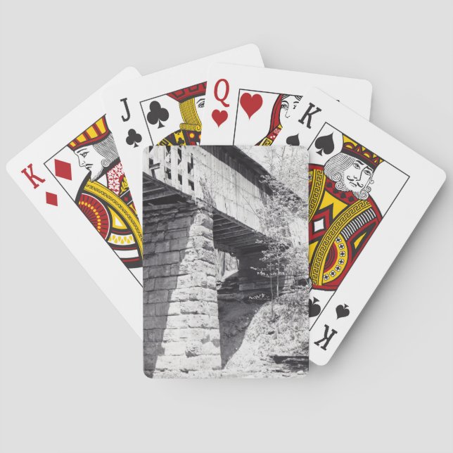 Covered Bridge Playing Cards (Back)