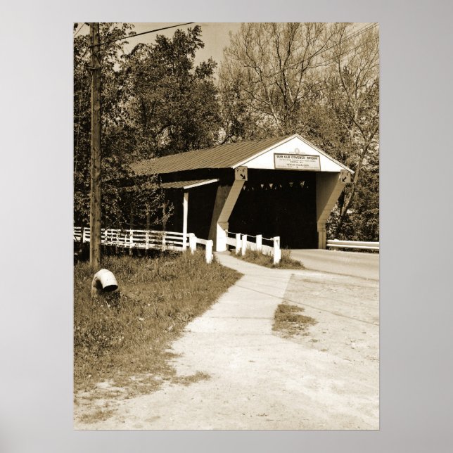 Covered Bridge Poster (Front)