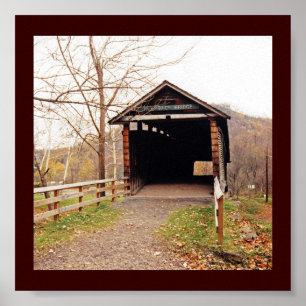Covered Bridge Poster