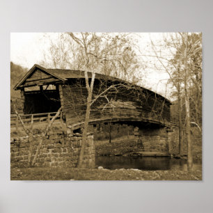 Covered Bridge Poster