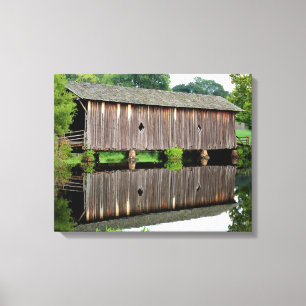 Covered Bridge University of West Alabama Campus Canvas Print