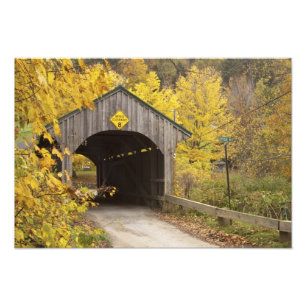 Covered bridge, Vermont, USA 2 Photo Print