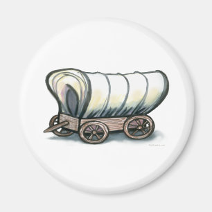 Covered Wagon Magnet