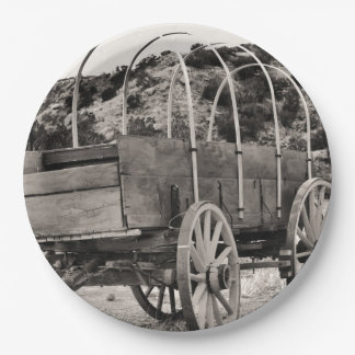 Covered Wagon Paper Plate