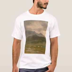 Covered Wagons by Bierstadt (0101A) T-Shirt