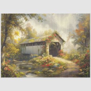 Covered Walking Bridge Tissue Paper