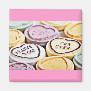 Coversation Hearts Magnet