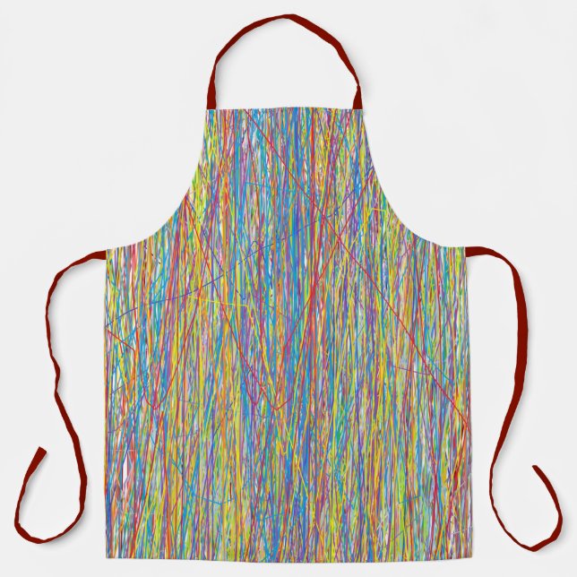 Coverup your spills with this Crazy  Apron (Front)
