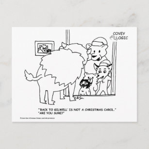 Covey Logic Christmas Caroling Postcard