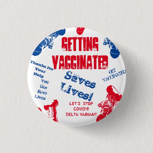 COVID19   1 INCH ROUND BUTTON (Front)