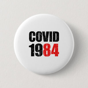 Covid 1984 2 inch round button