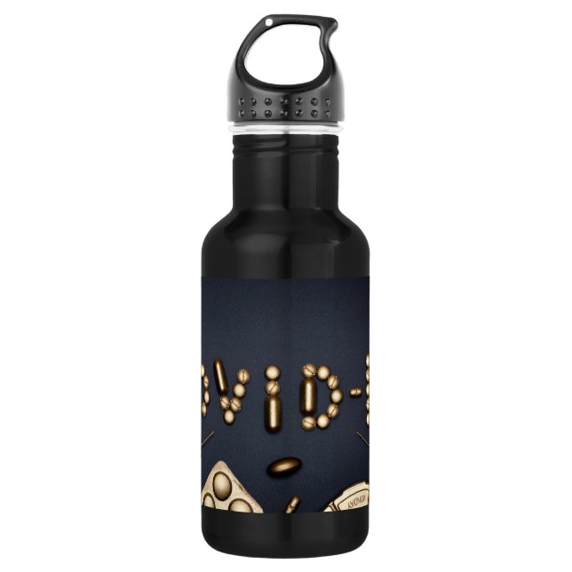 Covid-19 532 Ml Water Bottle (Front)