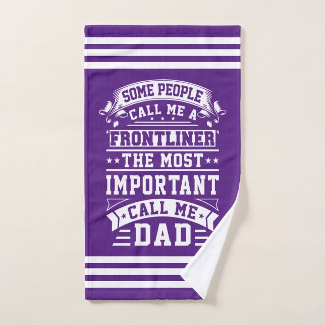 COVID 19 Cadeau Frontliner Que Certaines Personnes (Serviette à main)