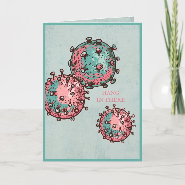Covid 19 Corona Virus | Get Well | Encouragement Card (Front)