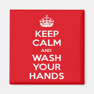 Covid-19, Coronavirus, Keep Calm Magnet