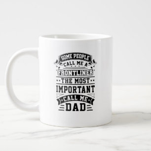 COVID 19 Frontliner Gift Some People Call Me Large Coffee Mug