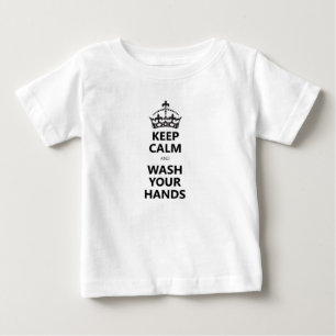 covid-19 keep calm and wash your hands t-shirt