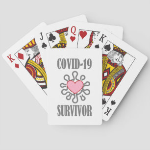 COVID-19 Survivor Corona virus I survived Playing Cards
