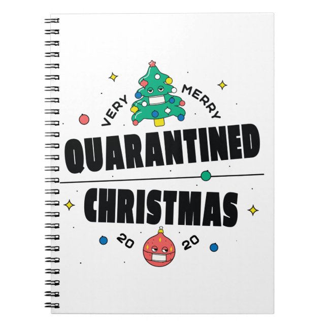 Covid 19 Survivors Christmas Day Design Notebook (Front)