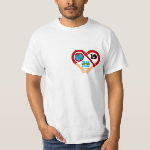 COVID-19 T-shirt Solidarité - Monde uni comme un 