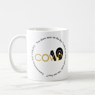 COVID 19 Thank You Mug with Scripture, Custom