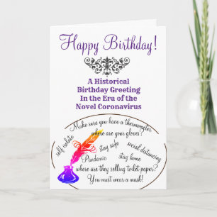 Covid-19 Time Capsule Greeting Card