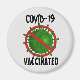 Covid-19 Vaccinated Magnet