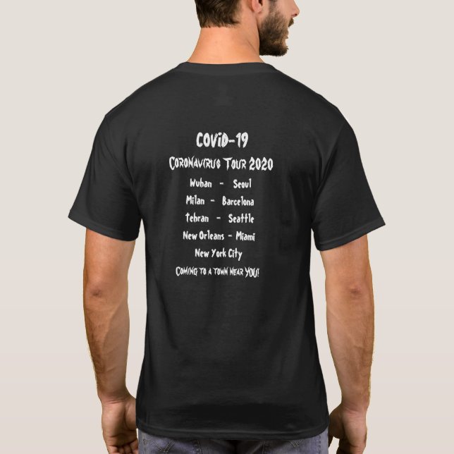 Covid-19 World Tour T-shirt (Back)