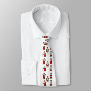 covid christmas face mask doctor santa claus tie