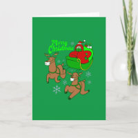 covid christmas face mask santa reindeer sleigh