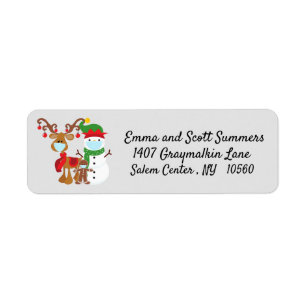 Covid Christmas Reindeer Snowman Masque Visage