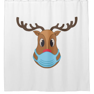 covid face mask reindeer ugly christmas