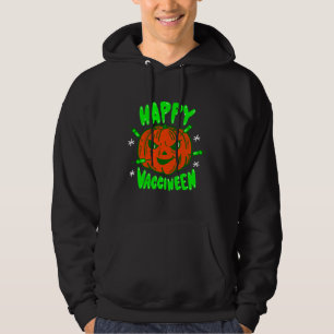 covid halloween vaccine pumpkin vacciween hoodie