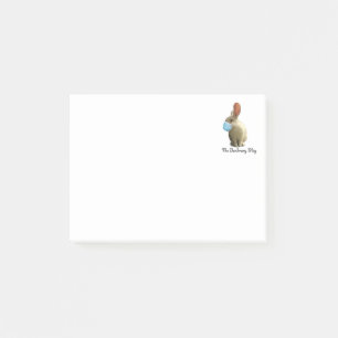 COVID Mask Bunny Sticky Notes