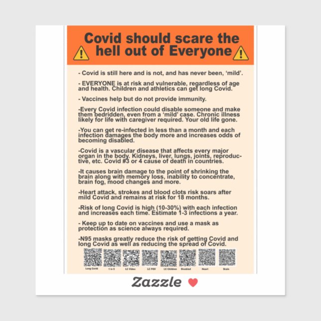 Covid should scare the  hell out of everyone (Sheet)