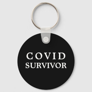 Covid Survivor - I Survived Covid-19 Virus Keychain