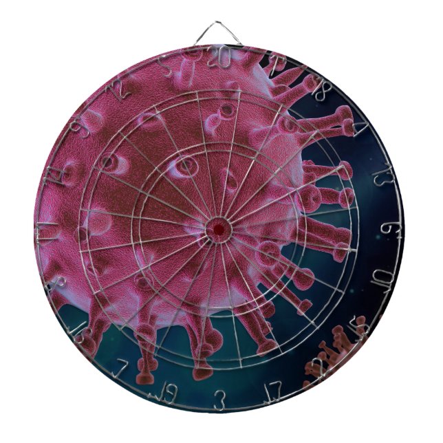 Covid Virus Biology Dartboard (Front)