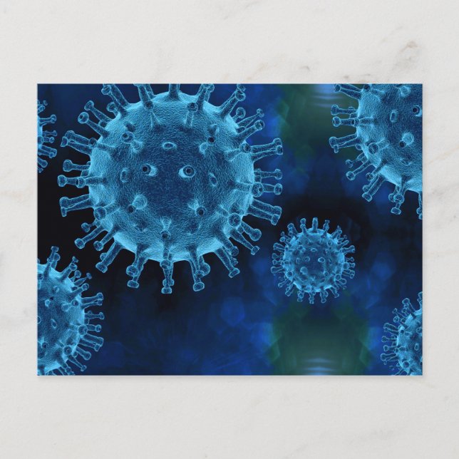 Covid Virus Infection Pathogen Postcard (Front)