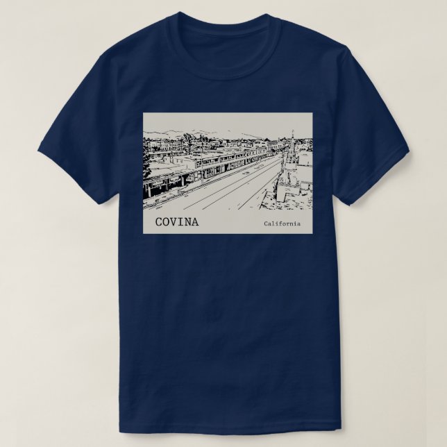 Covina California TShirt 1 (Design Front)