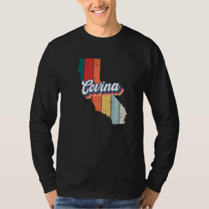 Covina City Retro Vintage Hometown California Prem T-Shirt