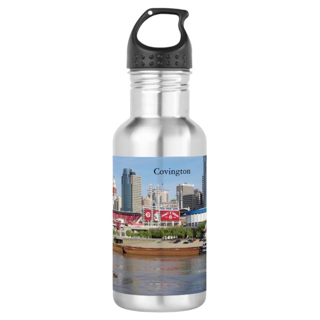 Covington & Barges water bottle (Front)