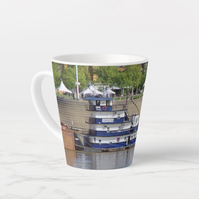 Covington latte mug (Left Angle)