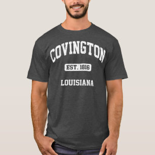 Covington Louisiana LA vintage state Athletic styl T-Shirt