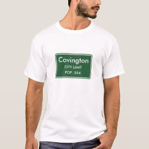 Covington Oklahoma City Limit Sign T-Shirt
