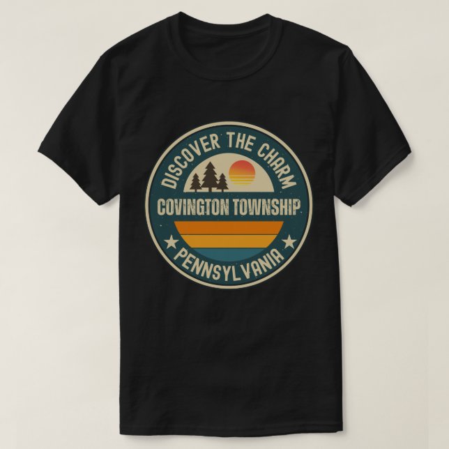 Covington township, Pennsylvania T-Shirt (Design Front)