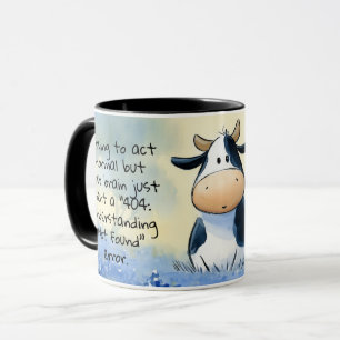 Cow 404 Error Mug