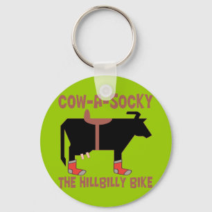 Cow A Socky Keychain