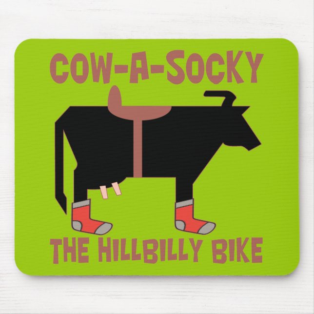 Cow A Socky Mouse Pad (Front)