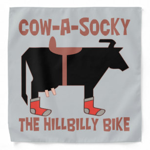 Cow-A-Socky The Hillbilly Bike Biker Dew Rag Bandana