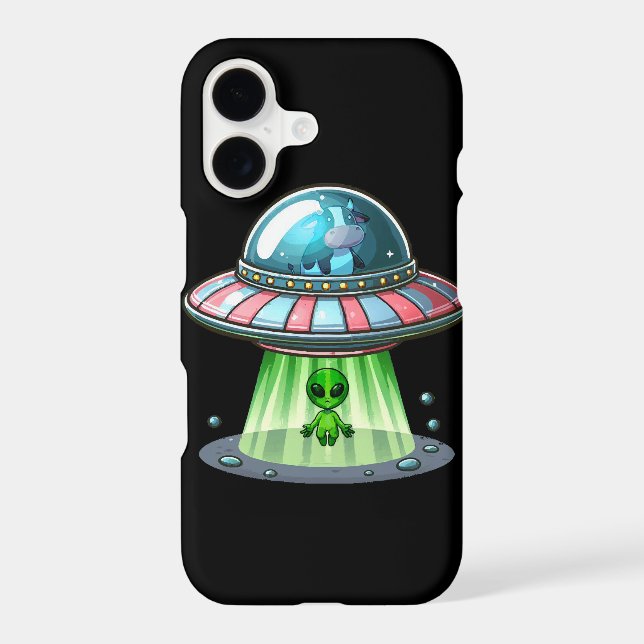 Cow Abducting Alien (Back)